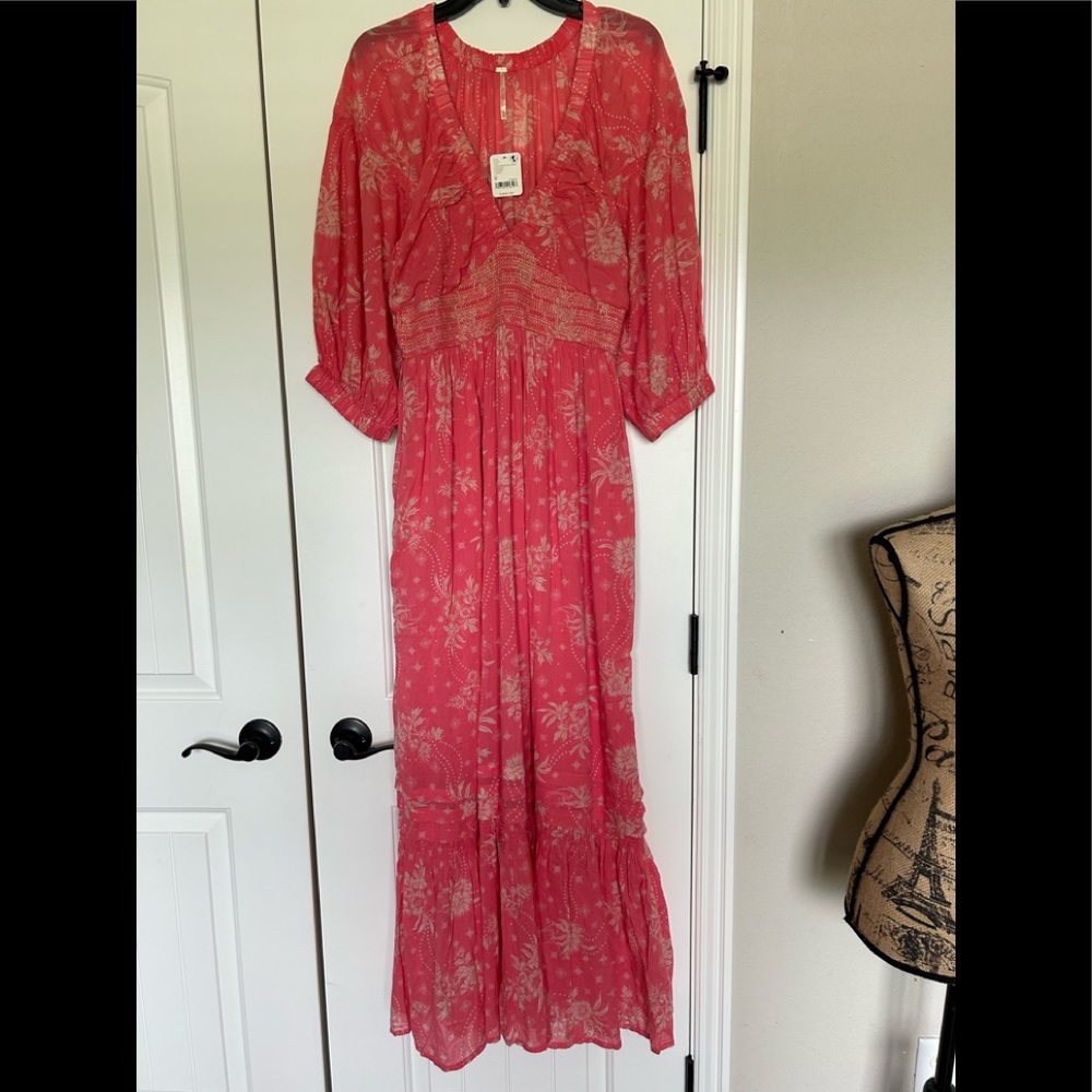 Free People V Neck Maxi